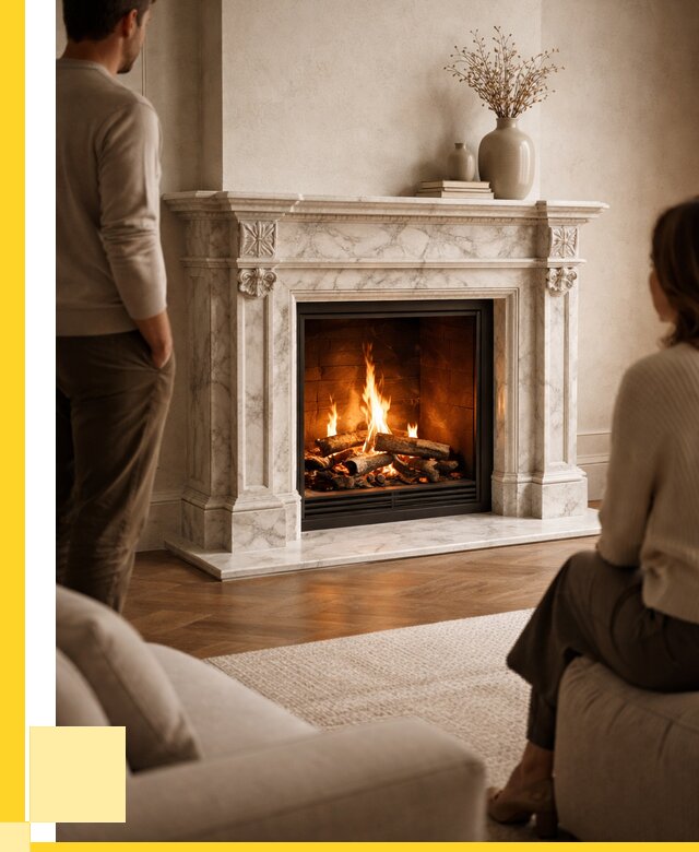 Мраморные камины под ключ в Карталах от 260775 р. | ЭриданКрт