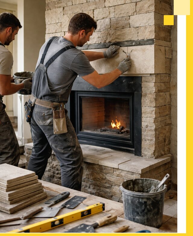 Проектирование и установка открытых каминов в Карталах