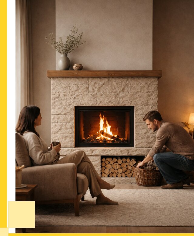 Камины для дома в Карталах под ключ от 156465 р. | ЭриданКрт