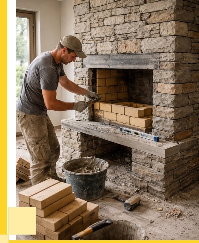 Кладка каминов и камина в Карталах от 26078 р. ЭриданКрт