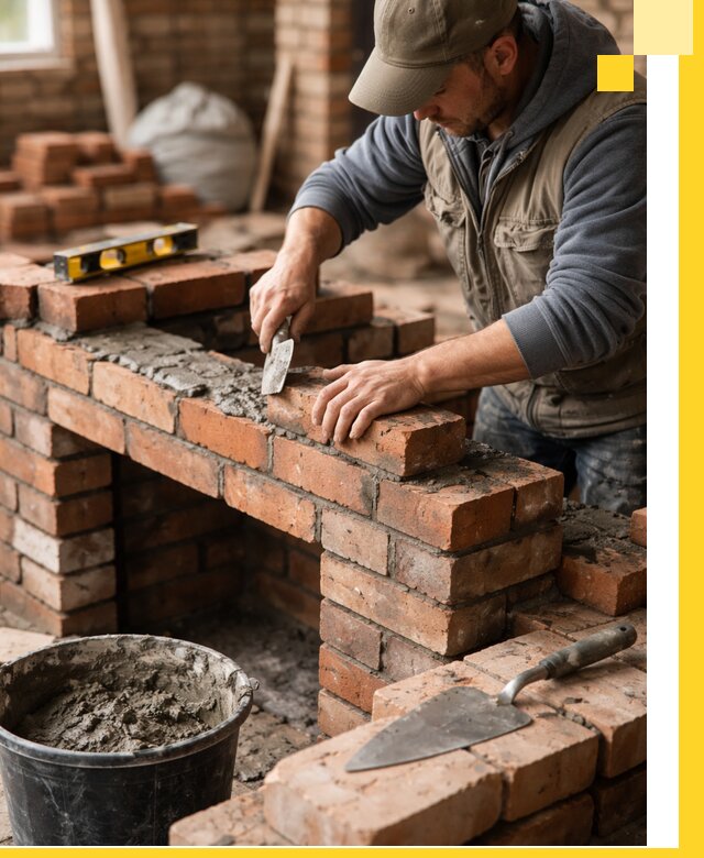 Кладка каминов под ключ в Карталах профессиональная отделка и монтаж