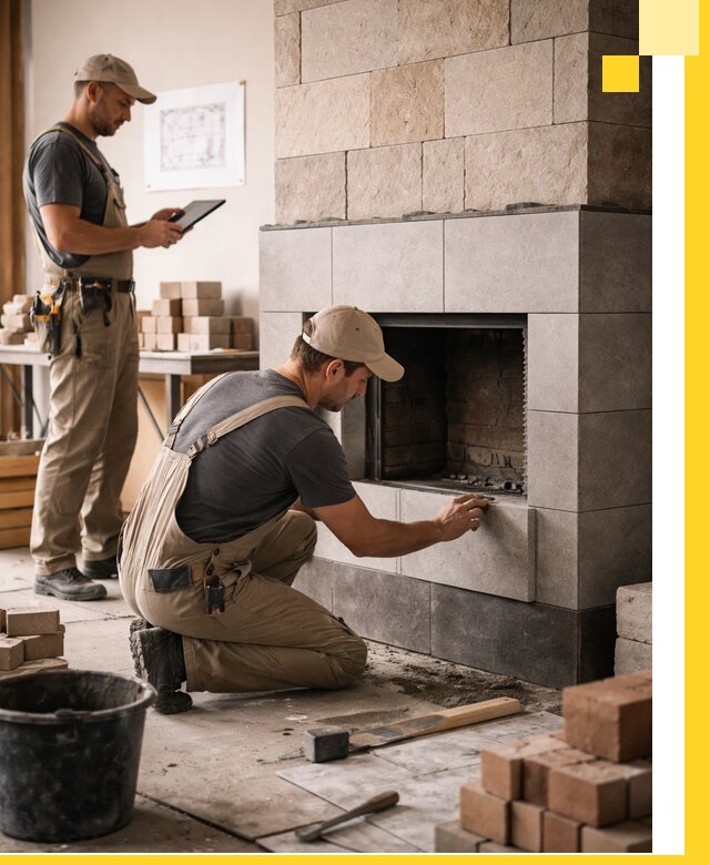 Индивидуальные проекты каминов и каминных систем в Карталах