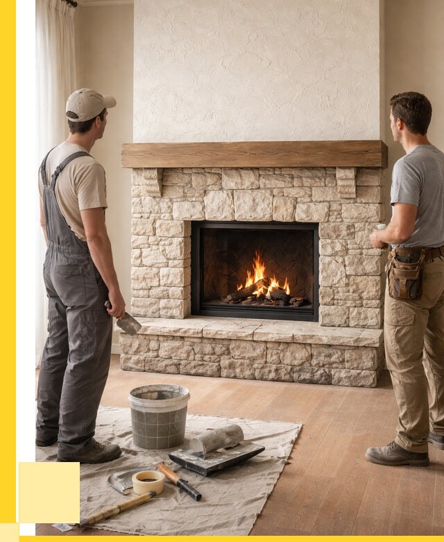 Отделка каминов в Карталах от 6780 р. под ключ | ЭриданКрт