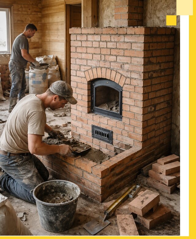 Профессиональное строительство печей в Карталах под ключ