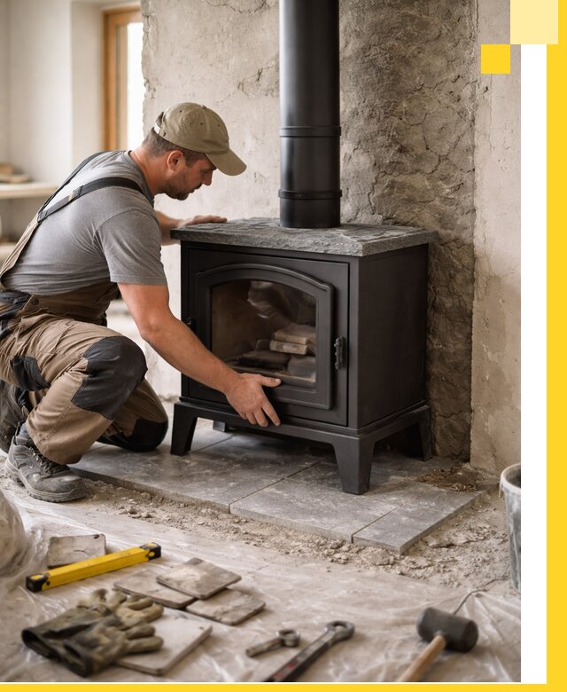 Профессиональный монтаж печей и каминов в Карталах под ключ