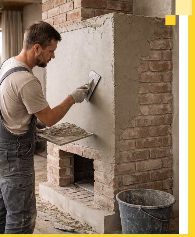 Отделка печей и облицовка каминов в Карталах под ключ