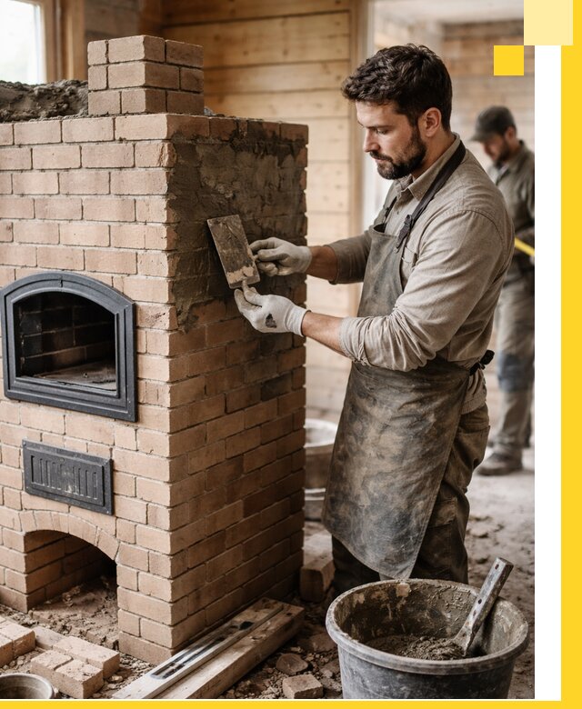 Изготовление и установка печей-шведок под ключ в Карталах