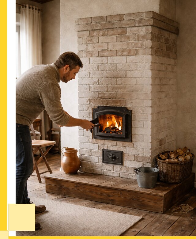 Печь голландка из кирпича в Карталах от 88664 р. | ЭриданКрт