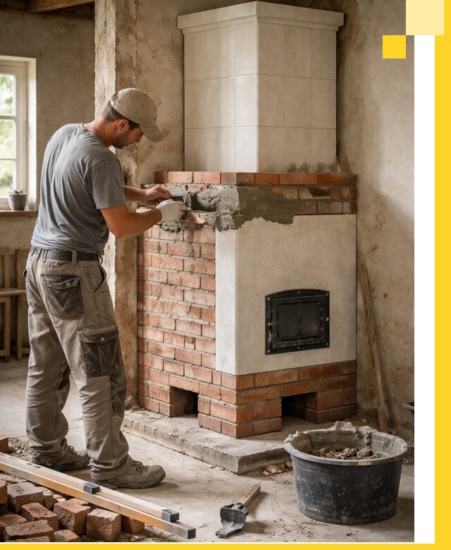 Изготовление и установка печей-голландок под ключ в Карталах