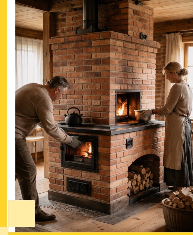 Печи для загородного дома под ключ в Карталах от 83448 р. | ЭриданКрт