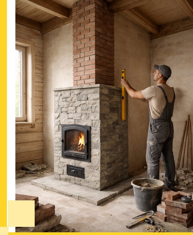 Печи и дымоходы под ключ в Карталах от 46940 р., ЭриданКрт