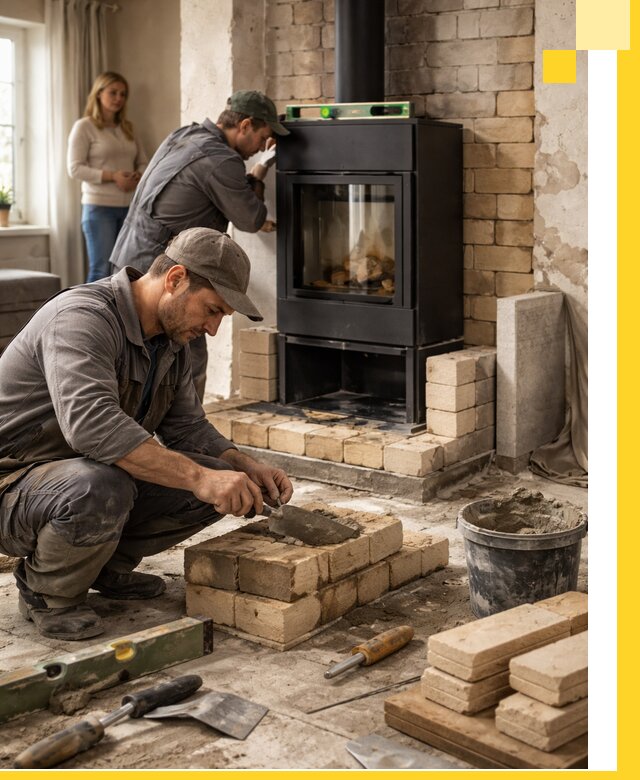 Печи и камины под ключ: проект, установка в Карталах