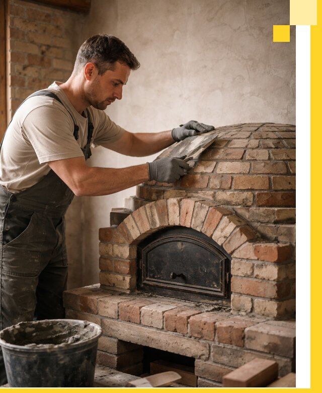 Изготовление и монтаж помпейских печей на заказ в Карталах