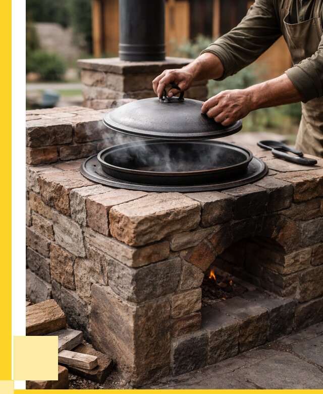 Печи для казана в Карталах по цене от 18776 р. | ЭриданКрт