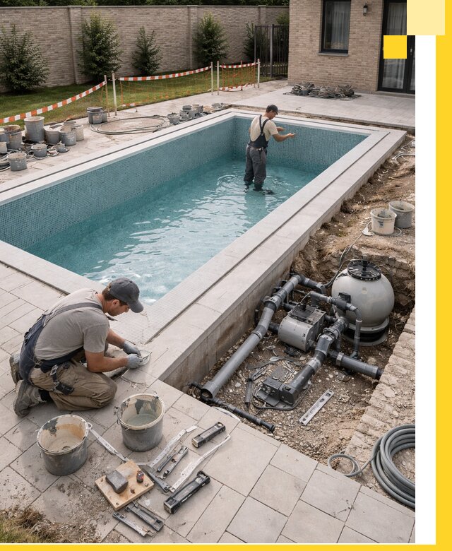 Строительство бассейнов под ключ в Карталах: проекты и монтаж