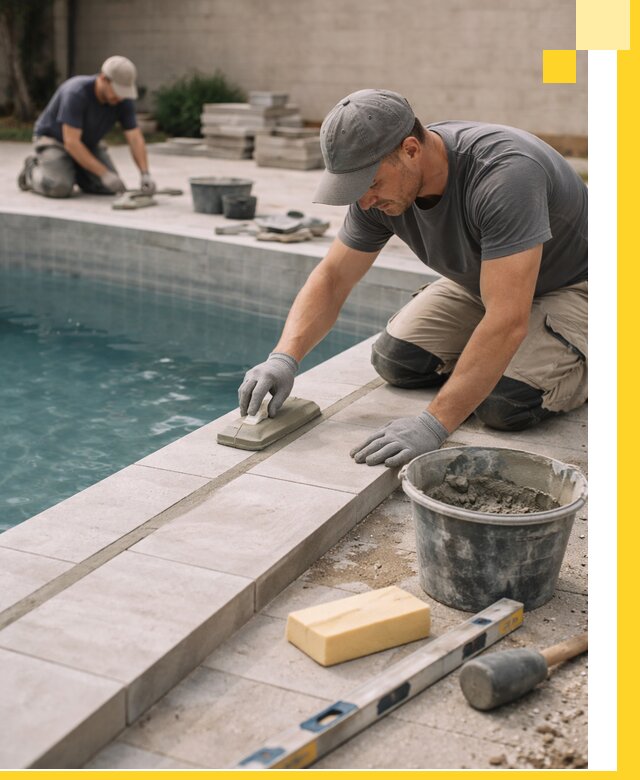 Отделка бассейнов в Карталах: декоративная отделка и гидроизоляция