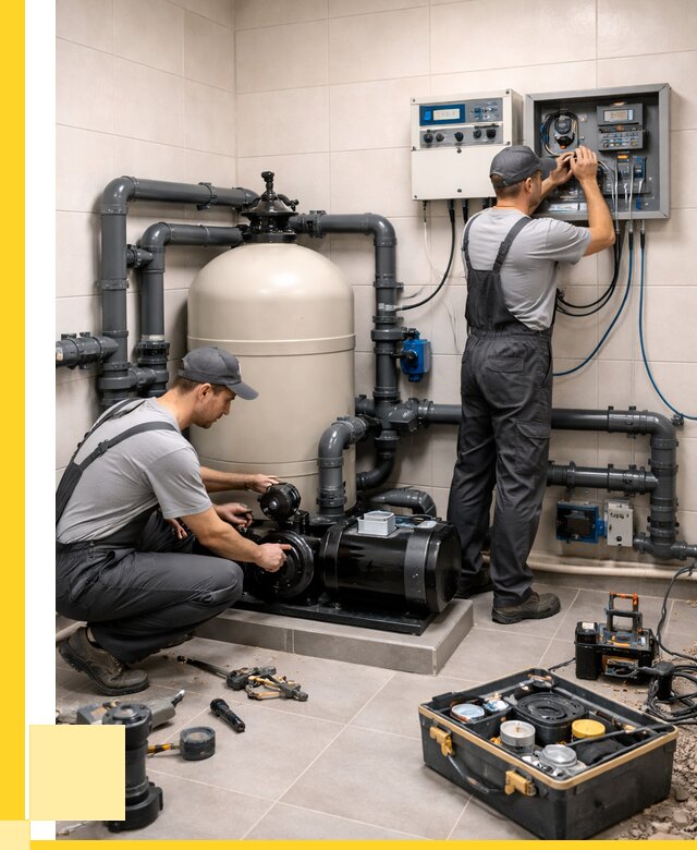 Монтаж оборудования для бассейнов в Карталах от 41724 р. | ЭриданКрт