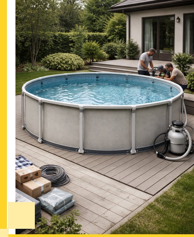 Купить каркасные бассейны в Карталах от 46940 р. | ЭриданКрт