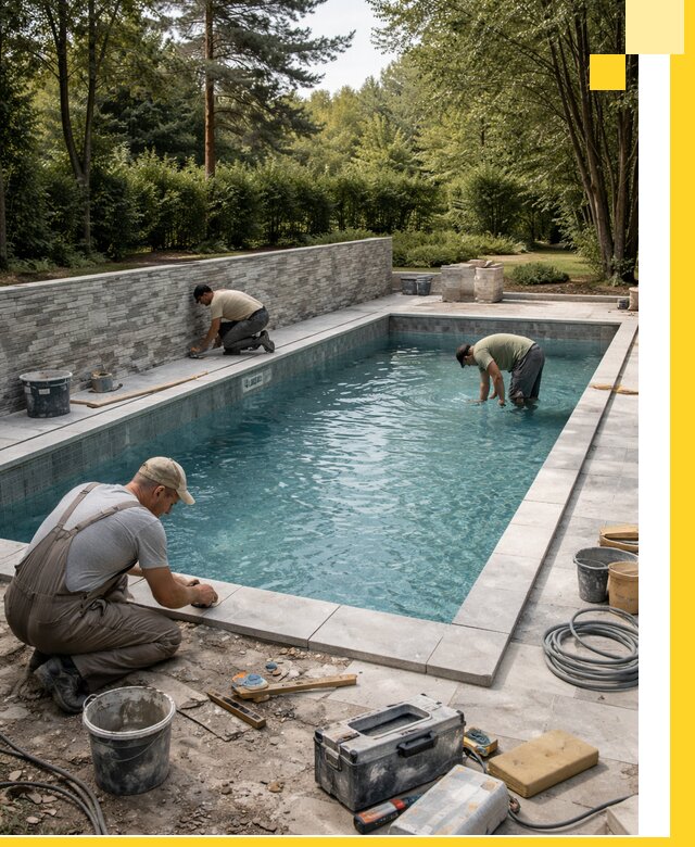 Проектирование и строительство частных бассейнов в Карталах