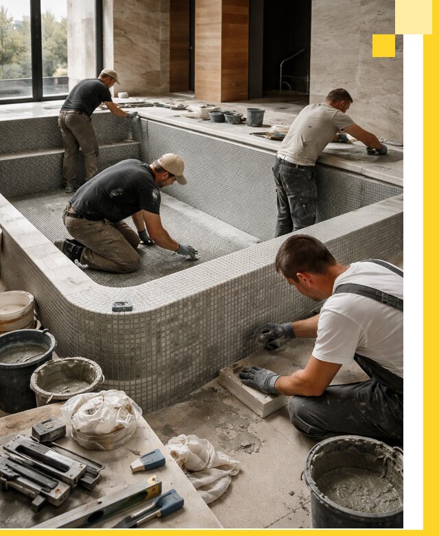 Строительство и установка СПА бассейнов под ключ в Карталах