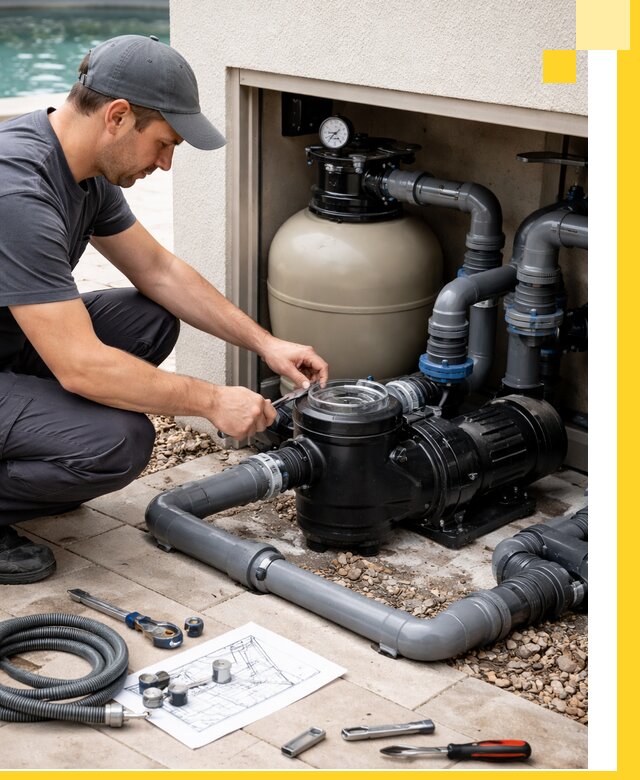 Поставка, монтаж и сервис насосов для бассейнов в Карталах