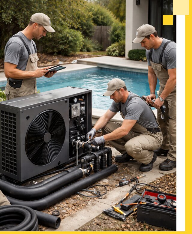 Проектирование и установка тепловых насосов для бассейнов в Карталах