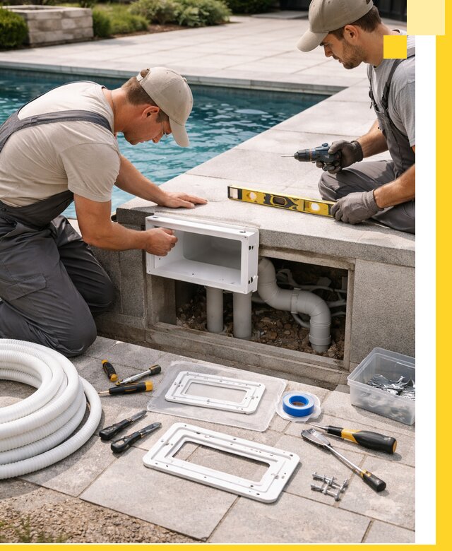 Поставка и установка скиммеров для бассейнов в Карталах