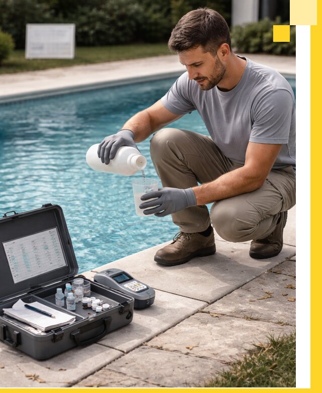 Профессиональная дезинфекция воды в бассейне в Карталах