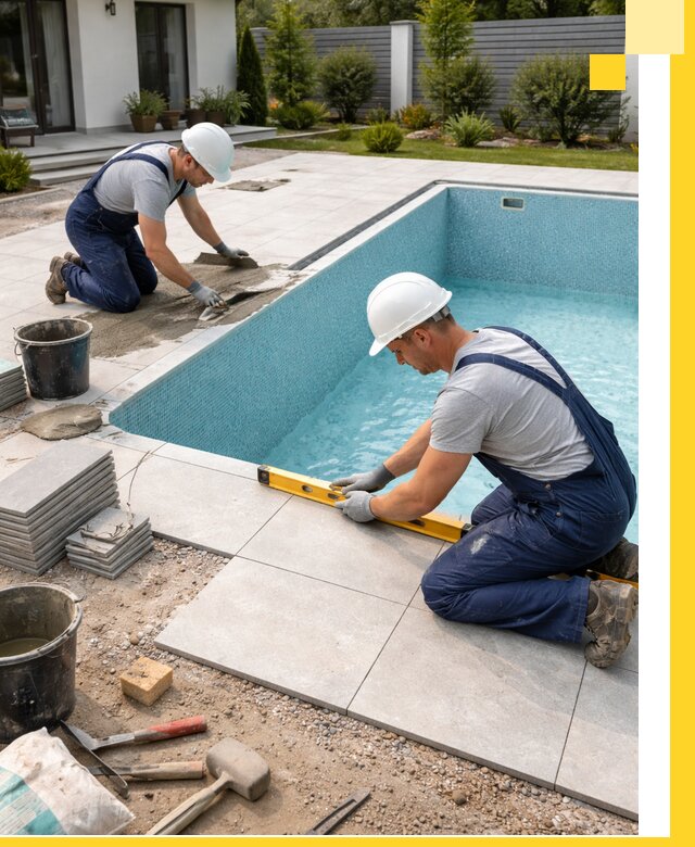 Строительство и монтаж плавательных бассейнов под ключ в Карталах