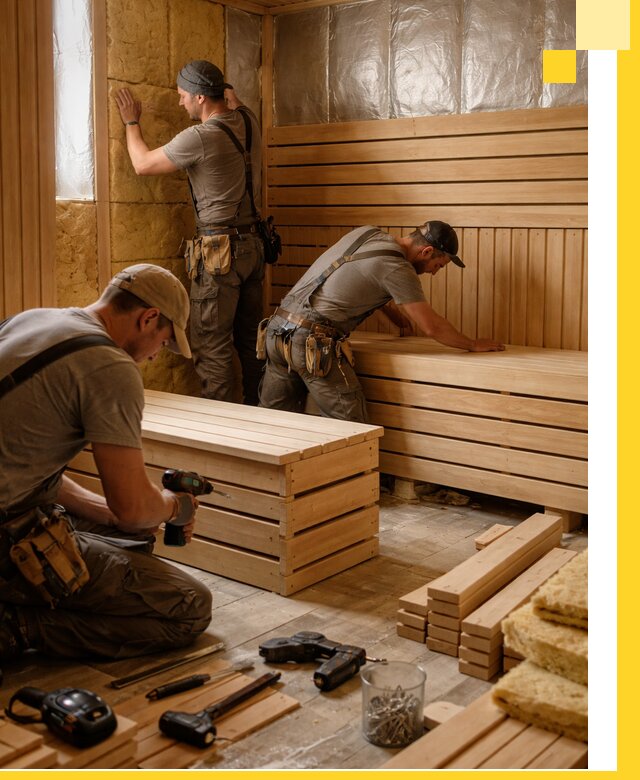 Профессиональное строительство саун под ключ в Карталах