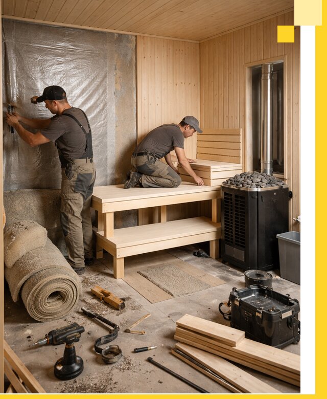 Проекты саун под ключ в Карталах дизайн и строительство