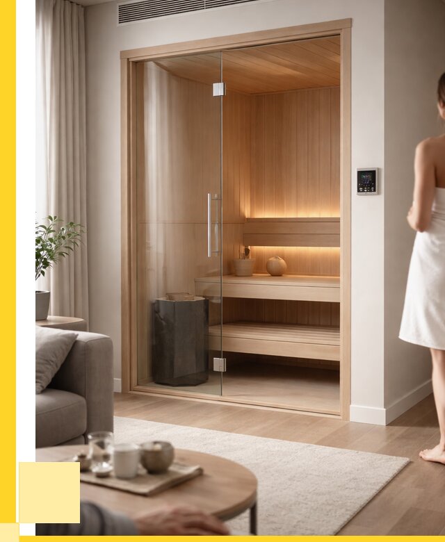 Сауна в квартире под ключ в Карталах от 125172 р. ЭриданКрт