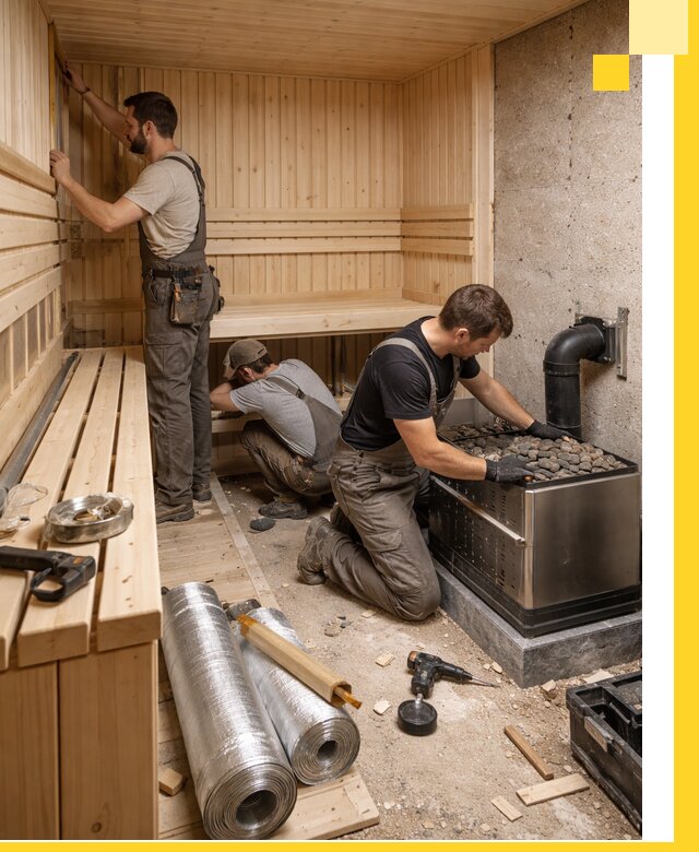 Индивидуальные сауны на заказ в Карталах под ключ, проект и монтаж