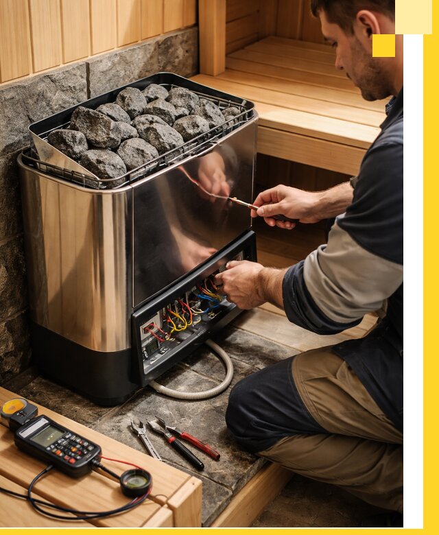 Продажа и установка электрокаменок для саун в Карталах