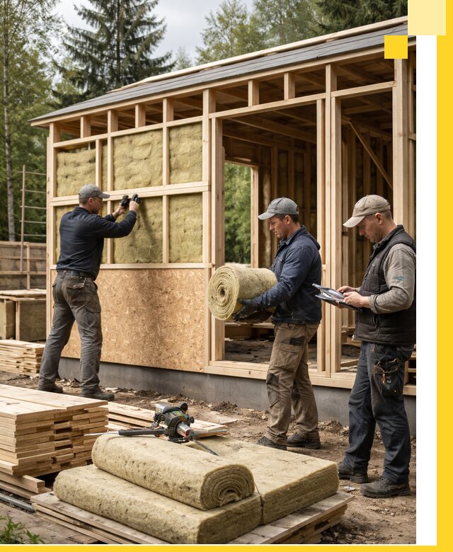 Проектирование и строительство каркасных бань в Карталах под ключ