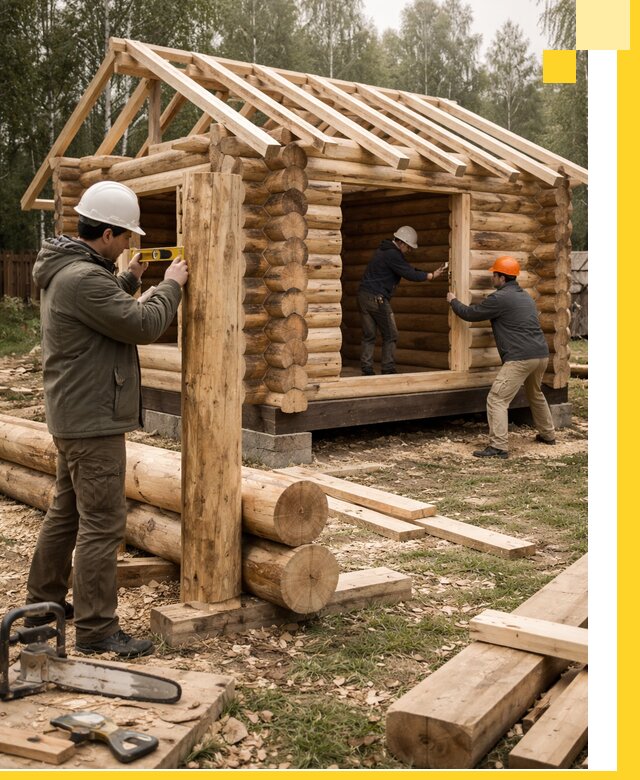 Строительство бань для дачи под ключ в Карталах с доставкой и монтажом