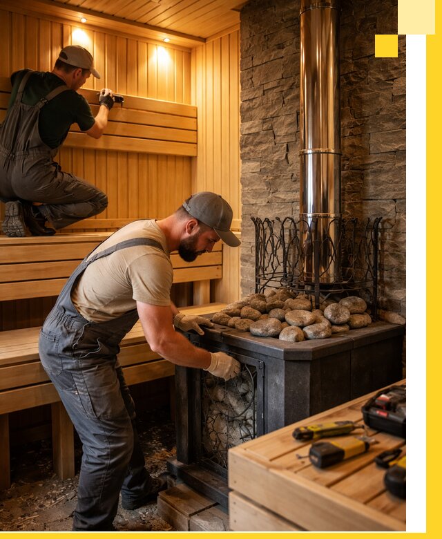 Комплексный дизайн бань, саун и зон отдыха в Карталах