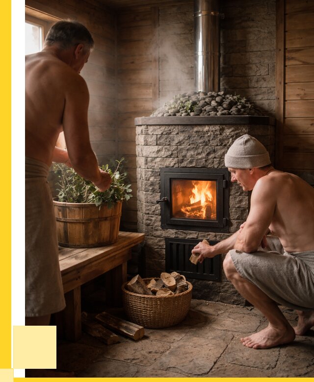 Банные печи под ключ в Карталах от 46940 р. | ЭриданКрт кирпичная