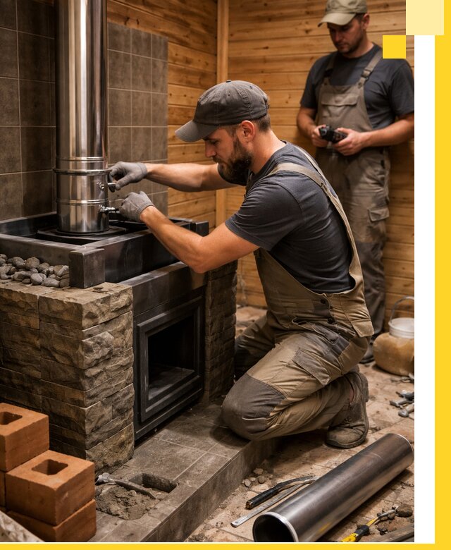 Изготовление и установка банных печей под ключ в Карталах