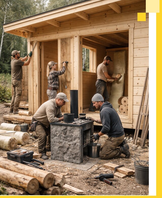 Купить баню под ключ в Карталах строительство монтаж отделка