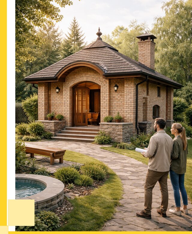 Проект кирпичной бани в Карталах от 31293 р. | ЭриданКрт