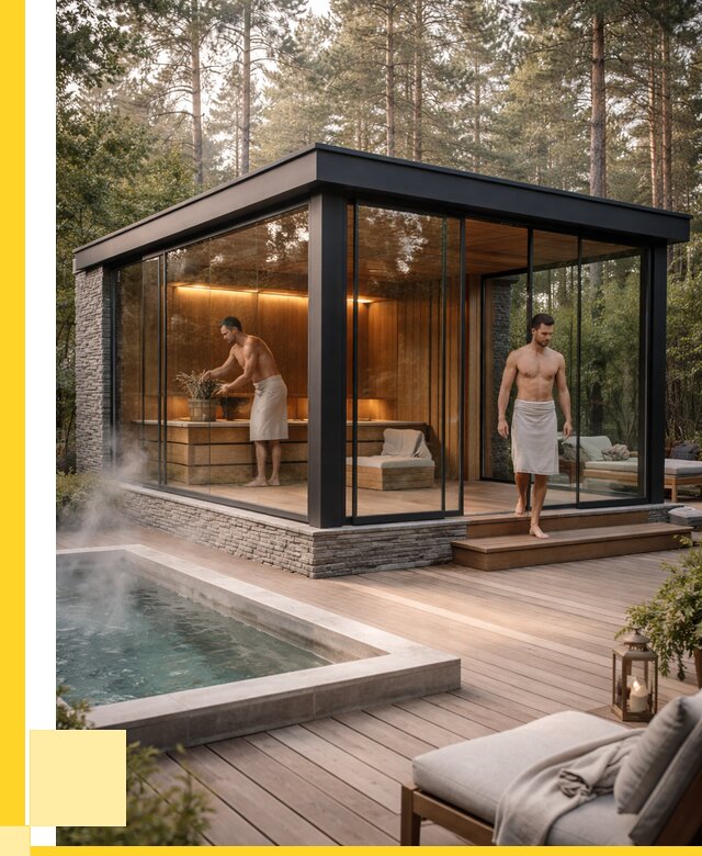 Стеклянные бани и двери в Карталах от 469395 р. | ЭриданКрт