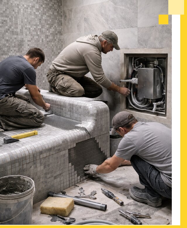 Проекты хамамов под ключ в Карталах и дизайн и строительство