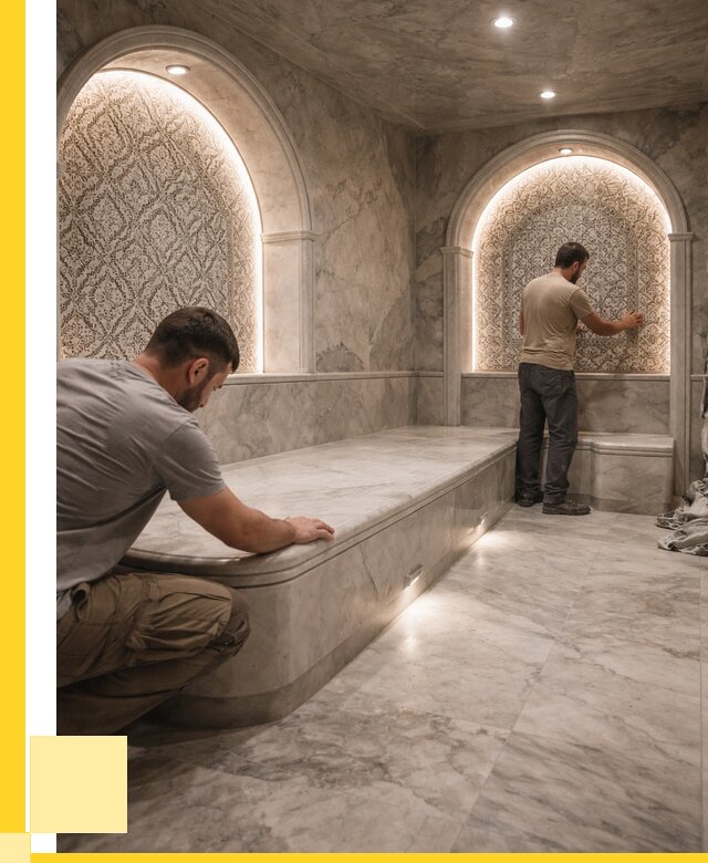 Турецкие бани под ключ в Карталах от 260775 р. | ЭриданКрт