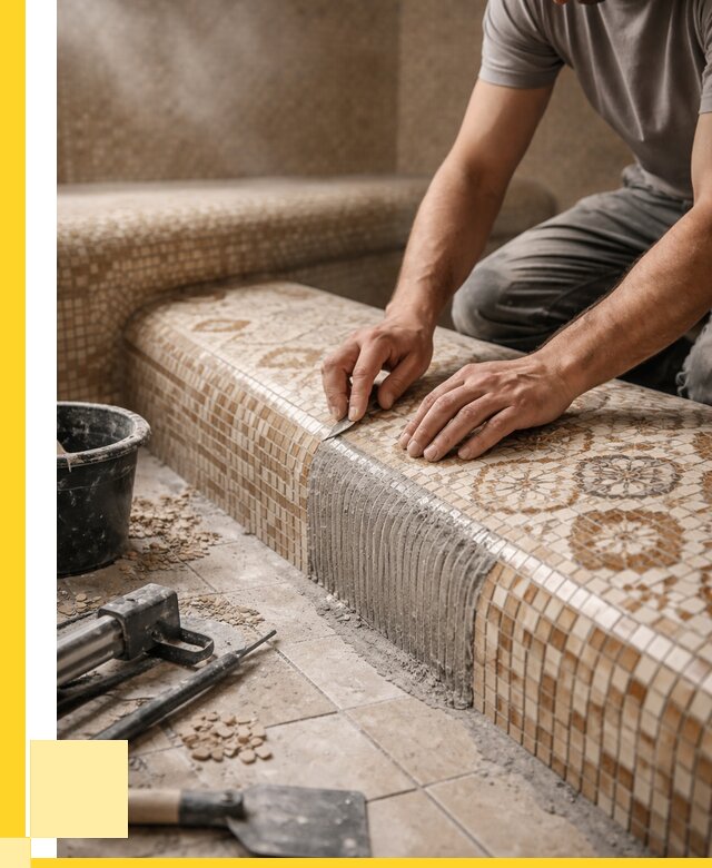 Плитка для хамама под ключ в Карталах от 3651 р. | ЭриданКрт