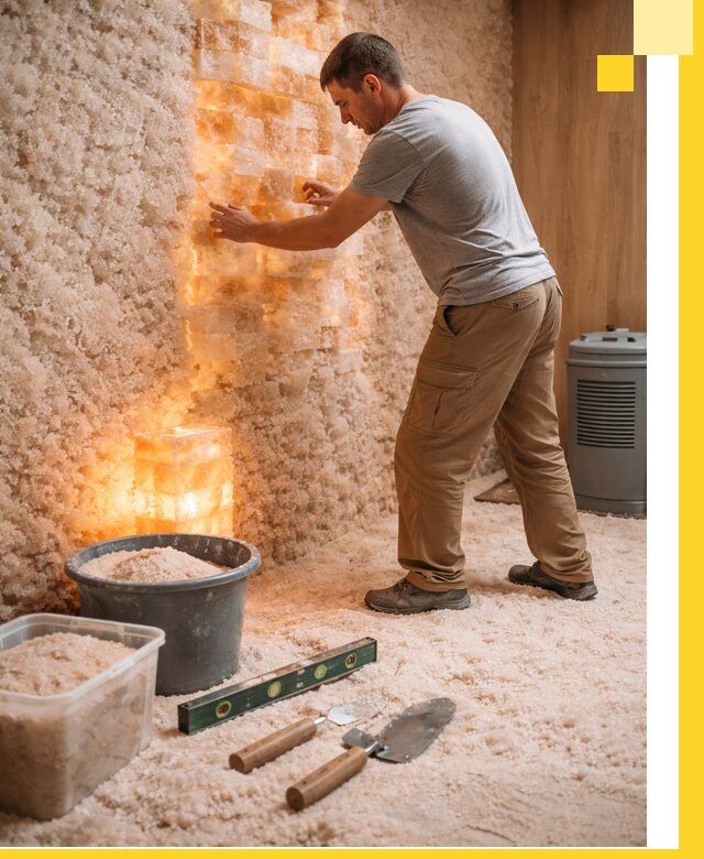 Проектирование и монтаж соляных комнат в Карталах под ключ